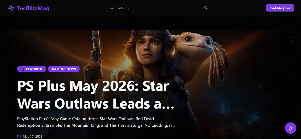 TecBlitzMag homepage